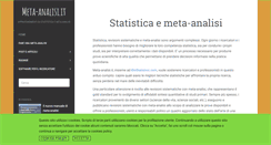 Desktop Screenshot of meta-analisi.it